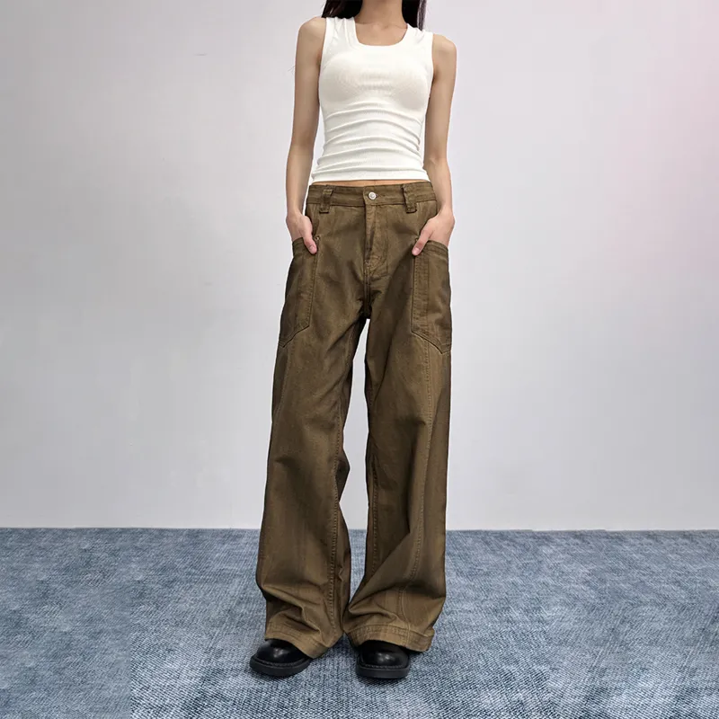 WELTER EXPERIMENT Jeans Unisex Brown-5