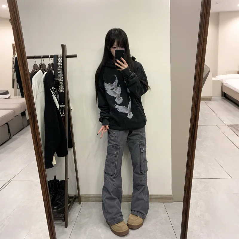 NEVER RULE Cargo Pants Unisex-2