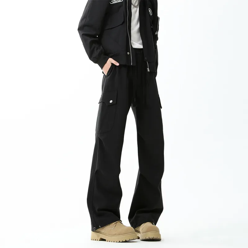 NEVER RULE Casual Pants Unisex Purple-3