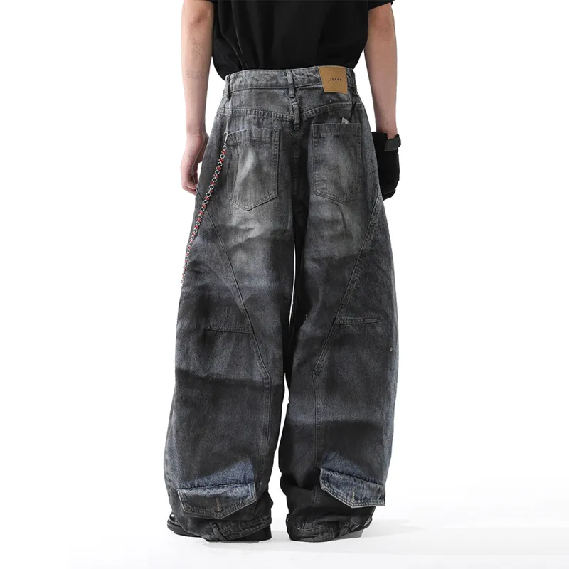 NEVER RULE Jeans Unisex Blue-1