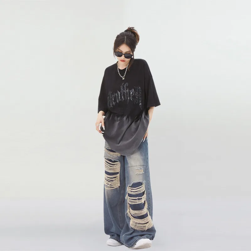 NEVER RULE Jeans Unisex-5