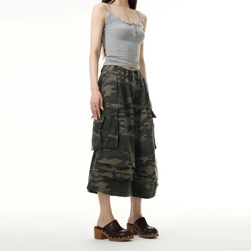 NEVER RULE Casual Shorts Unisex Camouflage-2