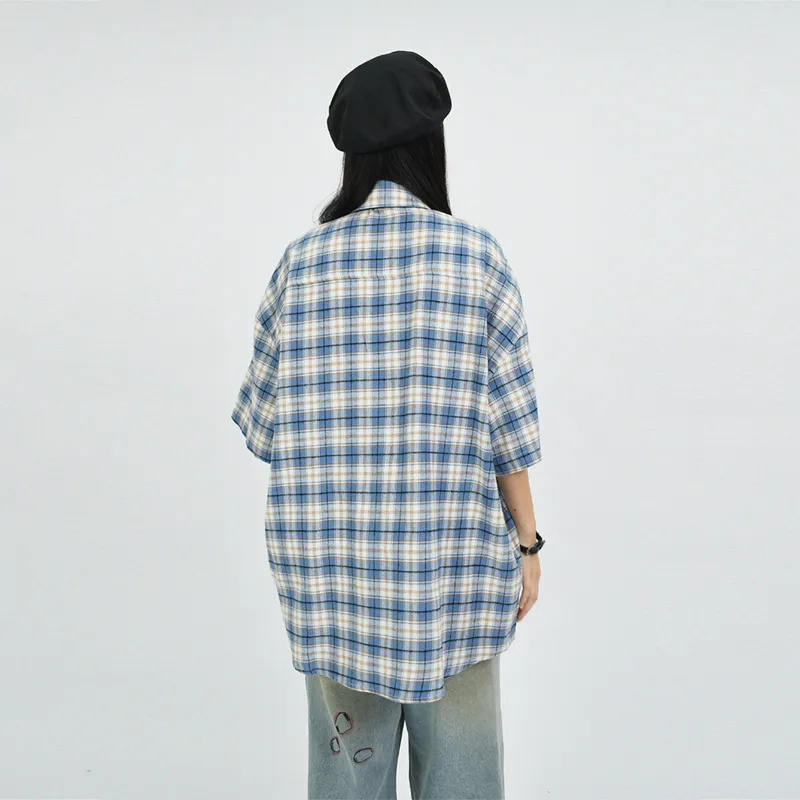 WELTER EXPERIMENT Fashion Shirt Unisex Blue Single Item-9