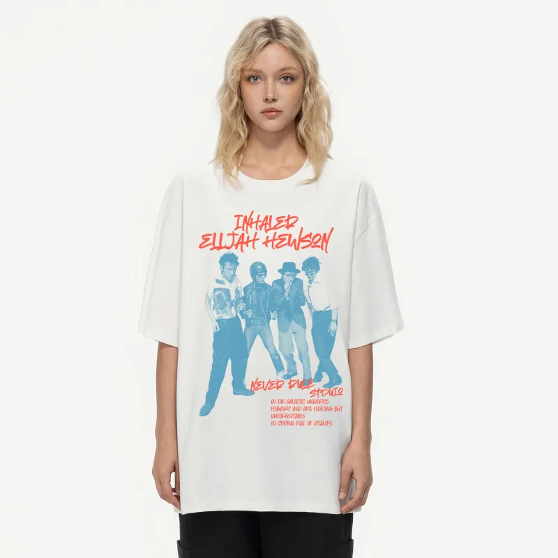 NEVER RULE T Shirt Unisex White-2