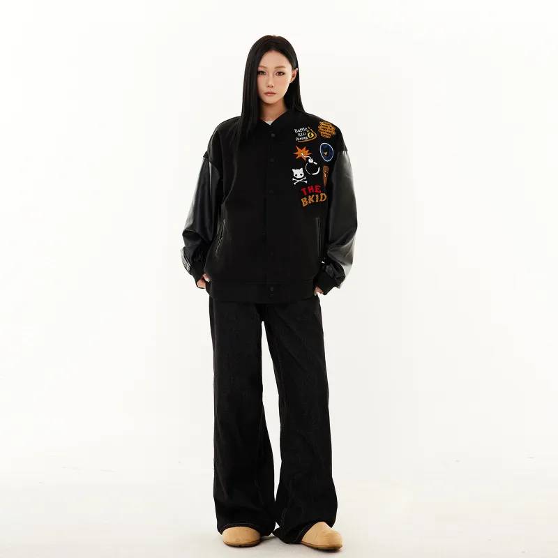NEVER RULE Baseball Jacket Unisex-1