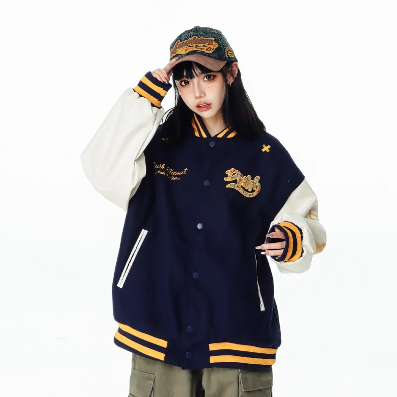 NEVER RULE Baseball Jacket Unisex-3