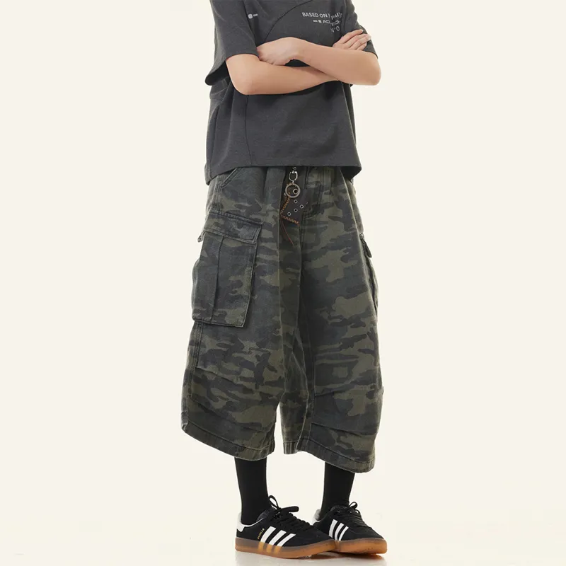 NEVER RULE Casual Shorts Unisex Camouflage-2