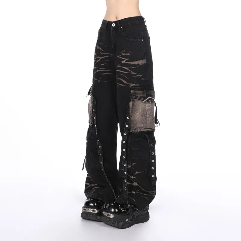 TESTUNG Jeans Unisex Black-3