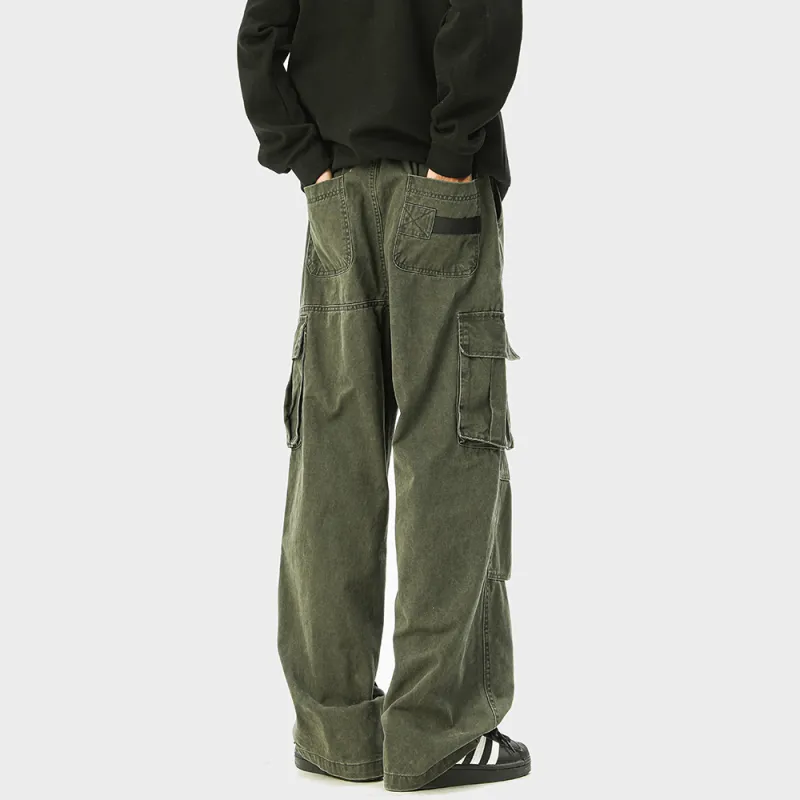 NEVER RULE Casual Pants Unisex Apricot-9