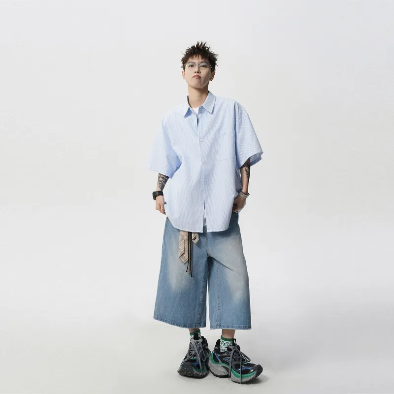 NEVER RULE Shirt Unisex Youth Blue-4