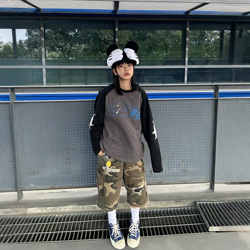 NEVER RULE Cargo Shorts Unisex Camouflage-2