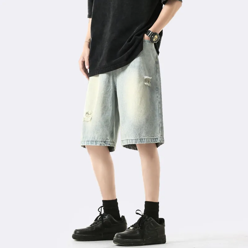 DIDTEK Denim Shorts Women's Yellow Mud-30