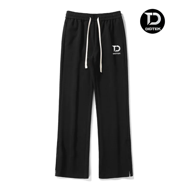 DIDTEK Casual Pants Unisex White Gray-8