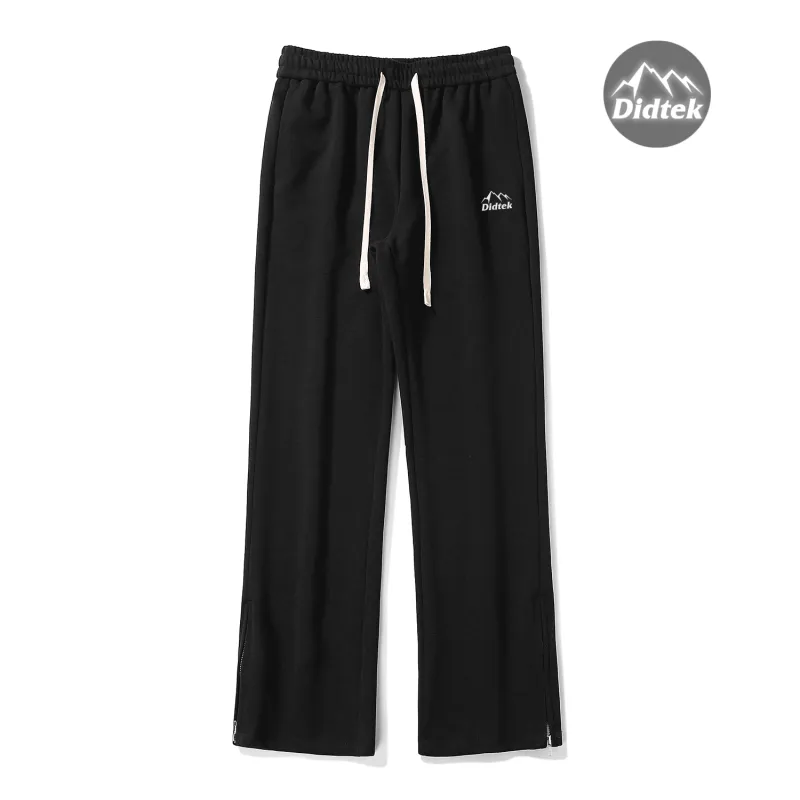 DIDTEK Casual Pants Unisex White Gray-6