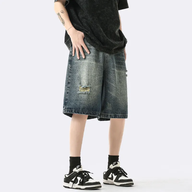 DIDTEK Denim Shorts Women's Yellow Mud-14