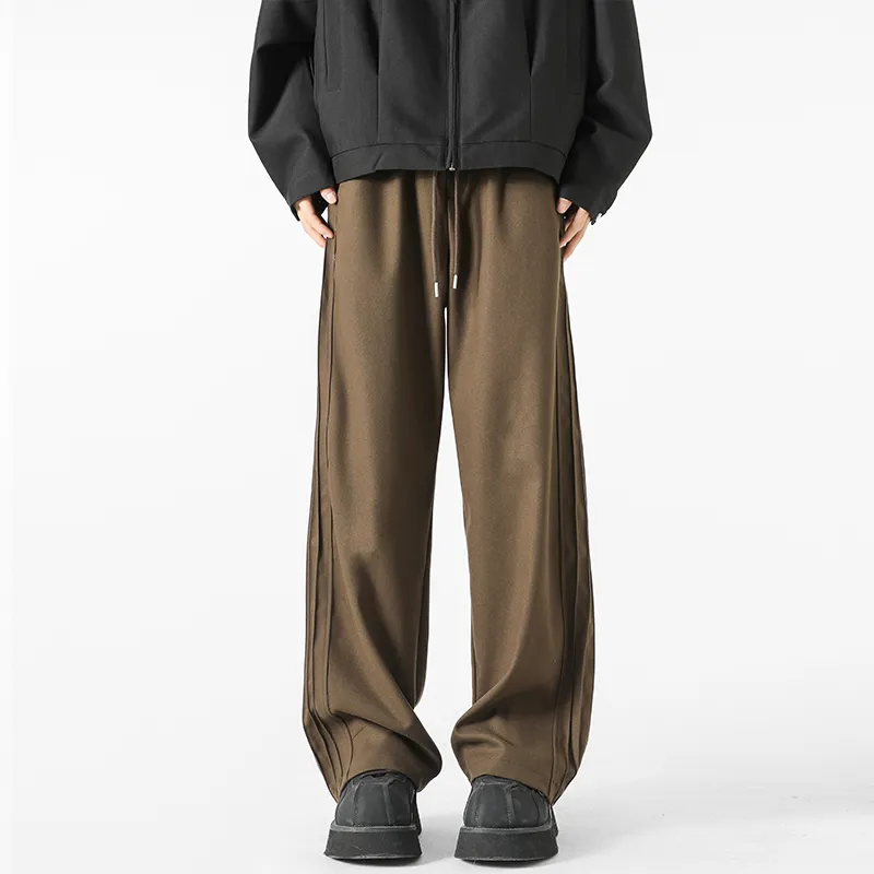 WHELVE Casual Pants Unisex Ecru-16