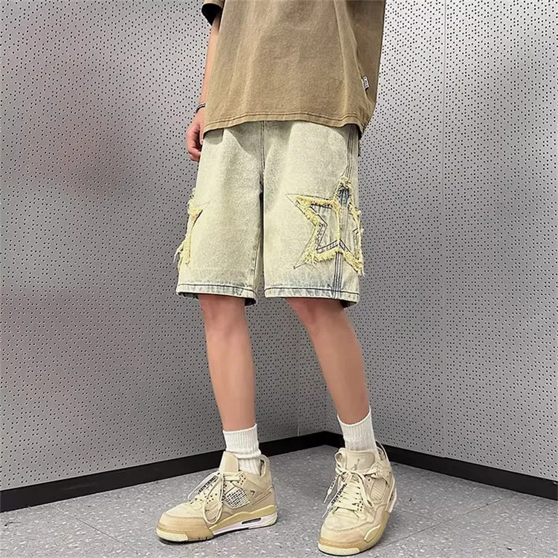 WHELVE Denim Shorts Unisex-8