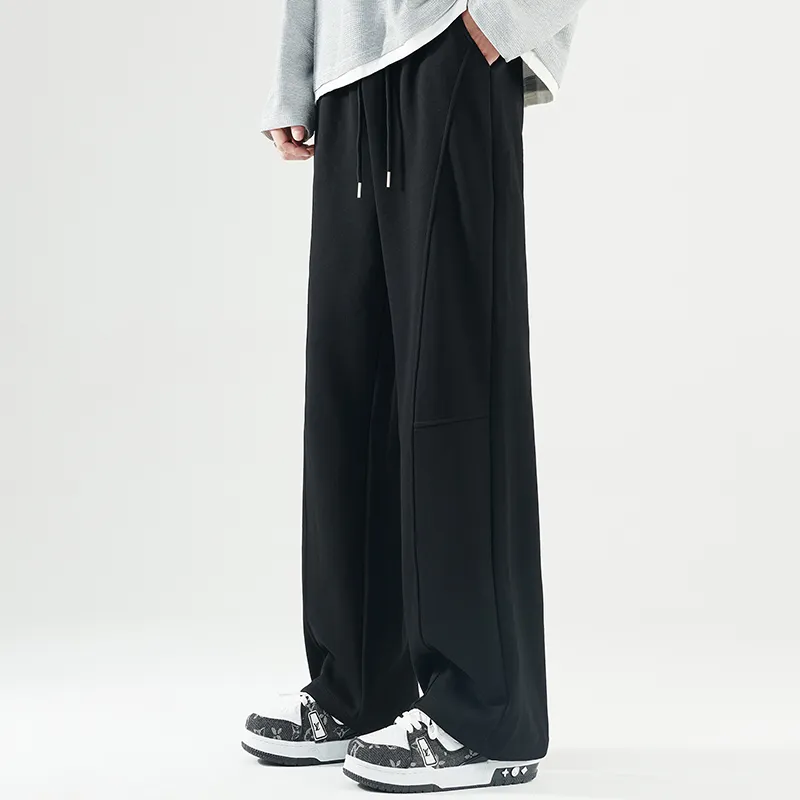 WHELVE Casual Pants Unisex White Heather Gray-11