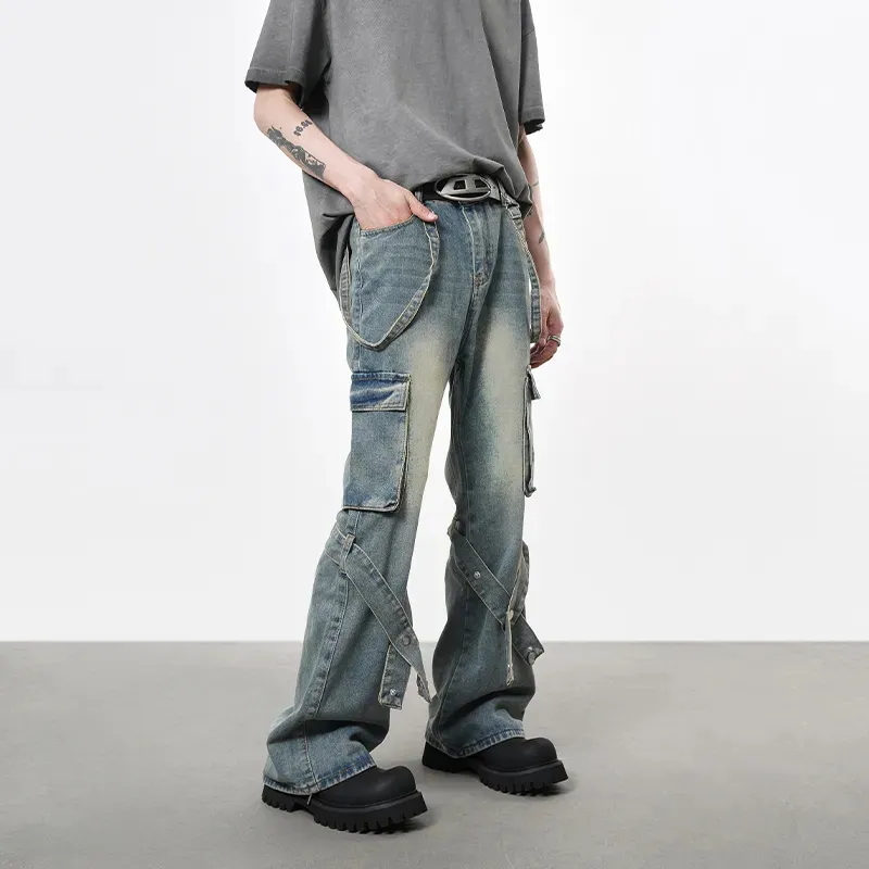 WHELVE Jeans Unisex Blue-3