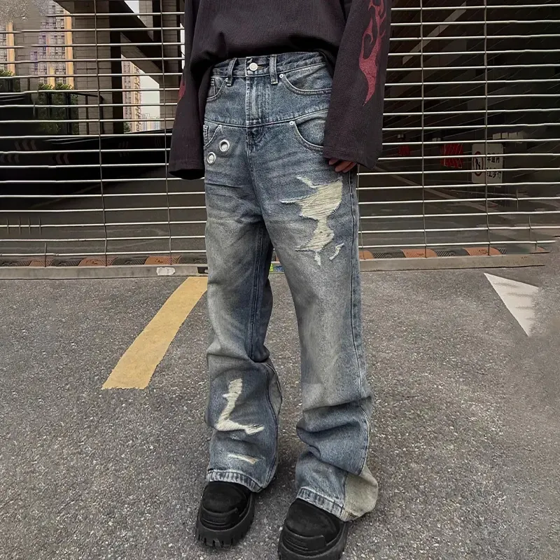 WHELVE Jeans Unisex Blue-4