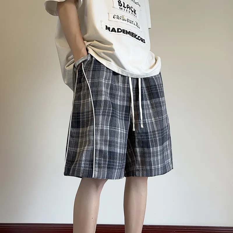 WHELVE Casual Shorts Unisex Black-1