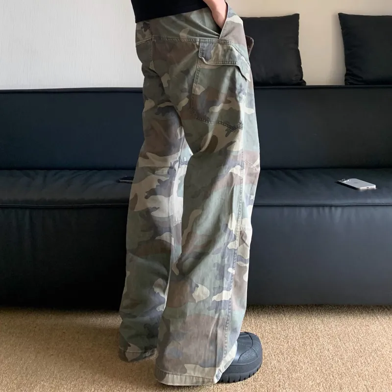 WHELVE Jeans Unisex Camouflage-2