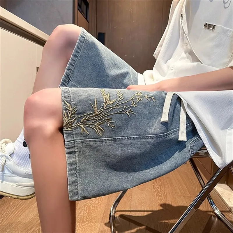 WHELVE Denim Shorts Unisex-2
