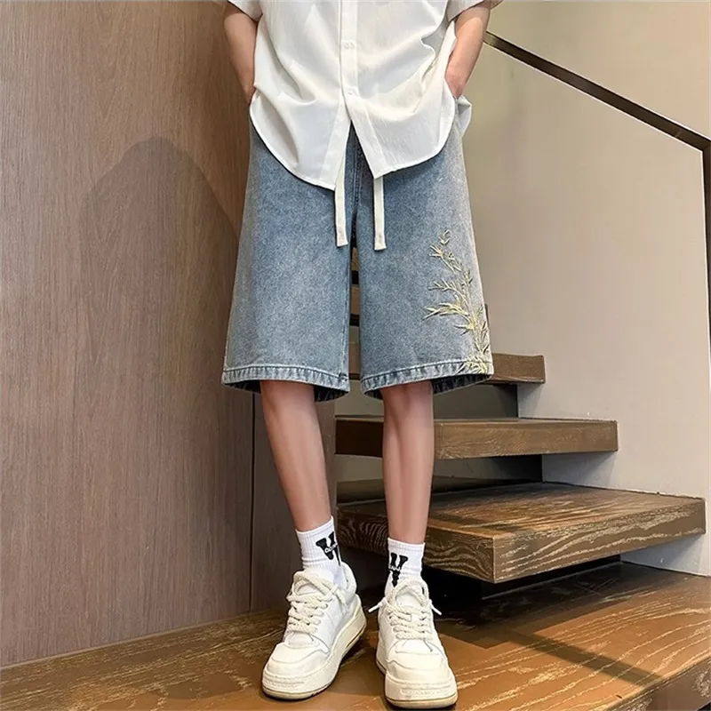 WHELVE Denim Shorts Unisex-4