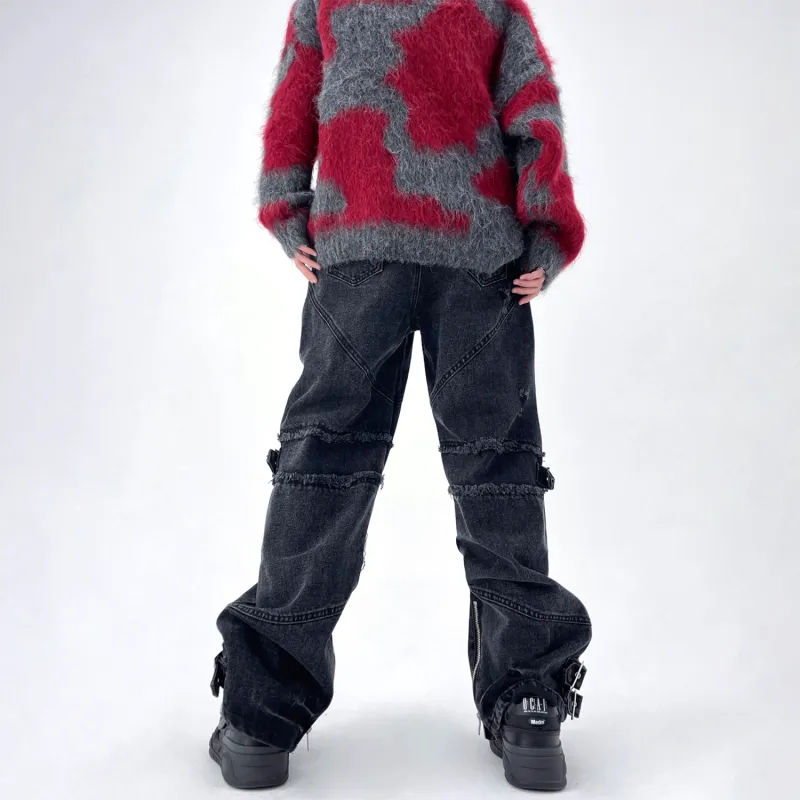 WHELVE Jeans Unisex Black-4