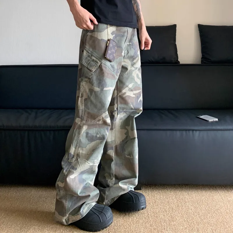 WHELVE Jeans Unisex Camouflage-4