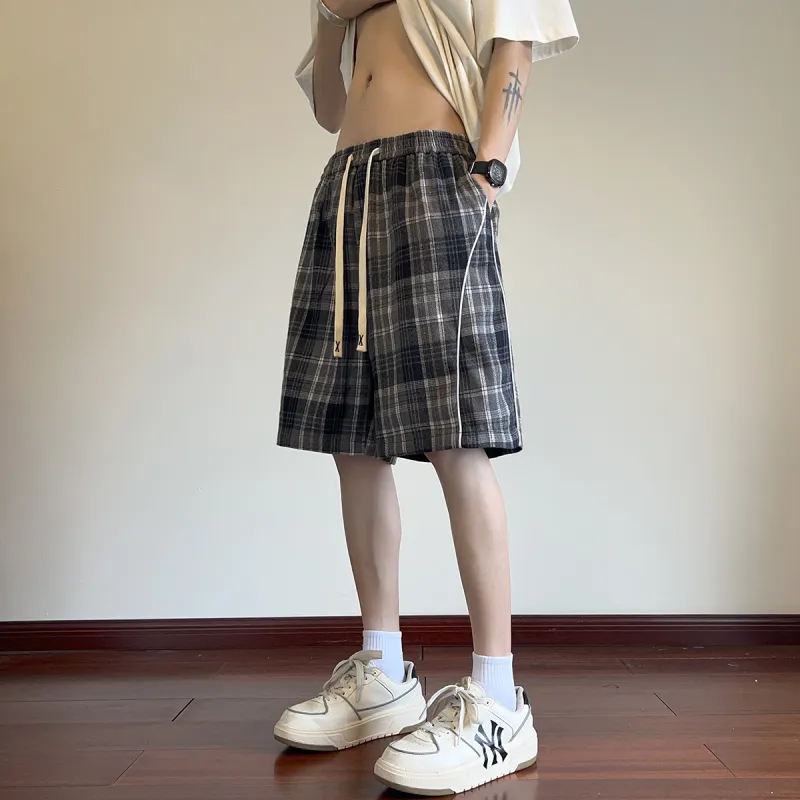 WHELVE Casual Shorts Unisex Black-2