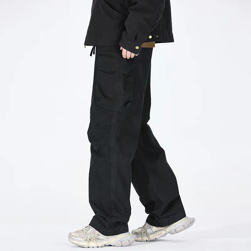 WHELVE Casual Pants Unisex Khaki-9
