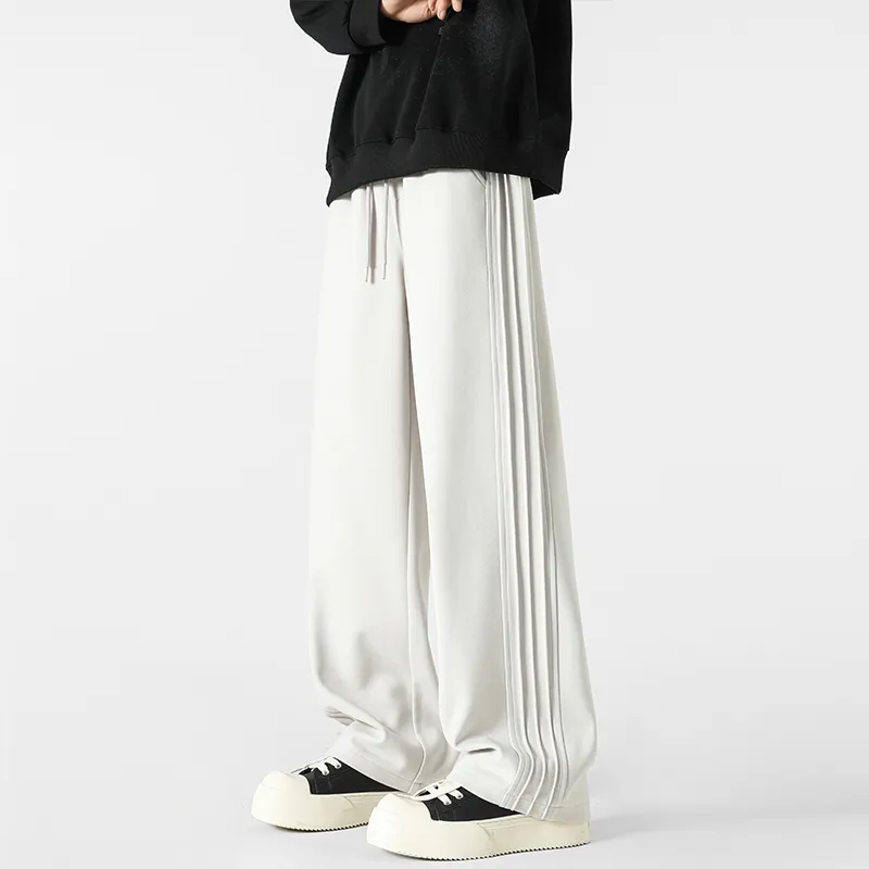 WHELVE Casual Pants Unisex Ecru-5