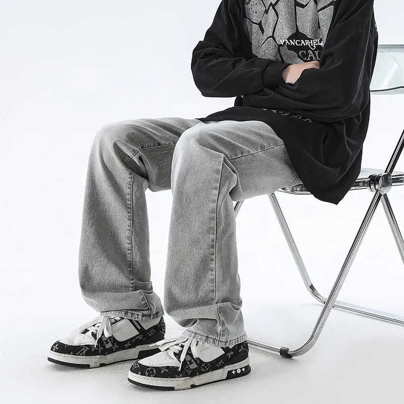 WHELVE Casual Jeans Pants Unisex-4