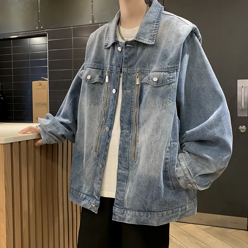 ROSECREED Jackets Coats Unisex Blue-2