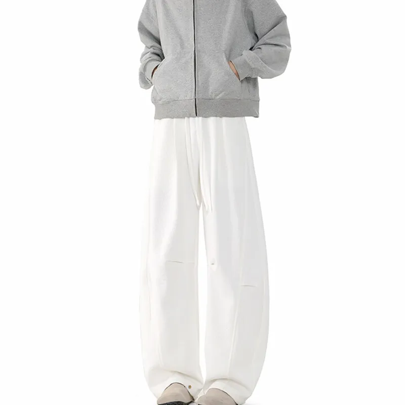 WHELVE Casual Pants Unisex White-3