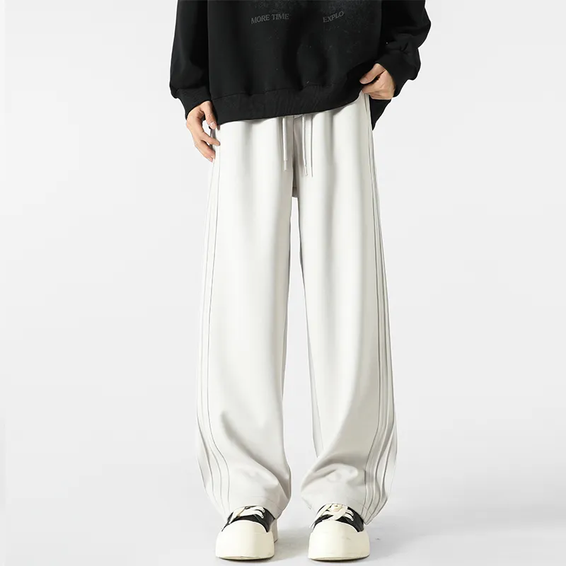 WHELVE Casual Pants Unisex Ecru-2
