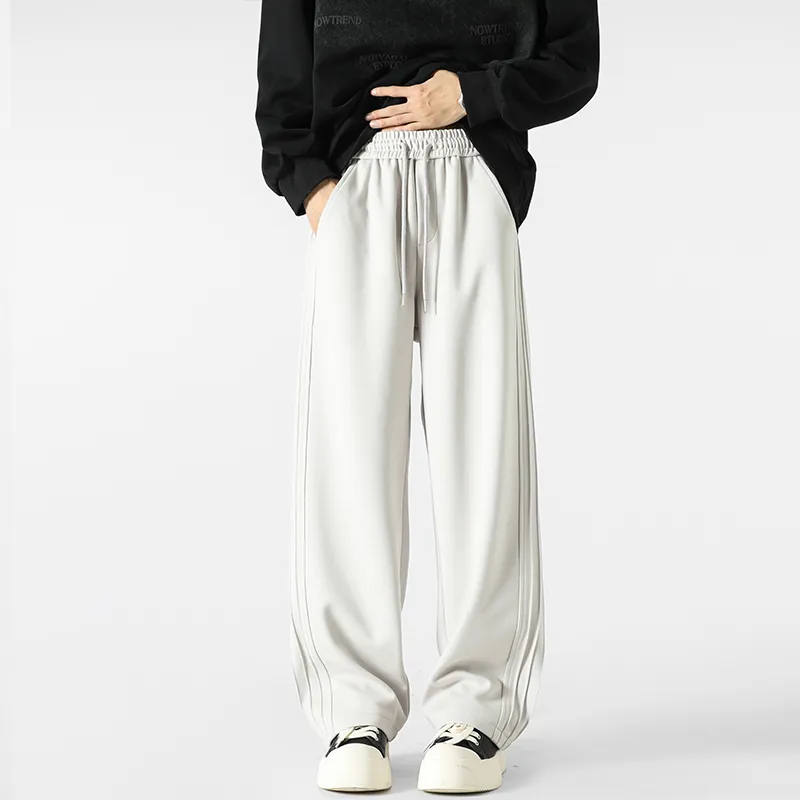 WHELVE Casual Pants Unisex Ecru-3