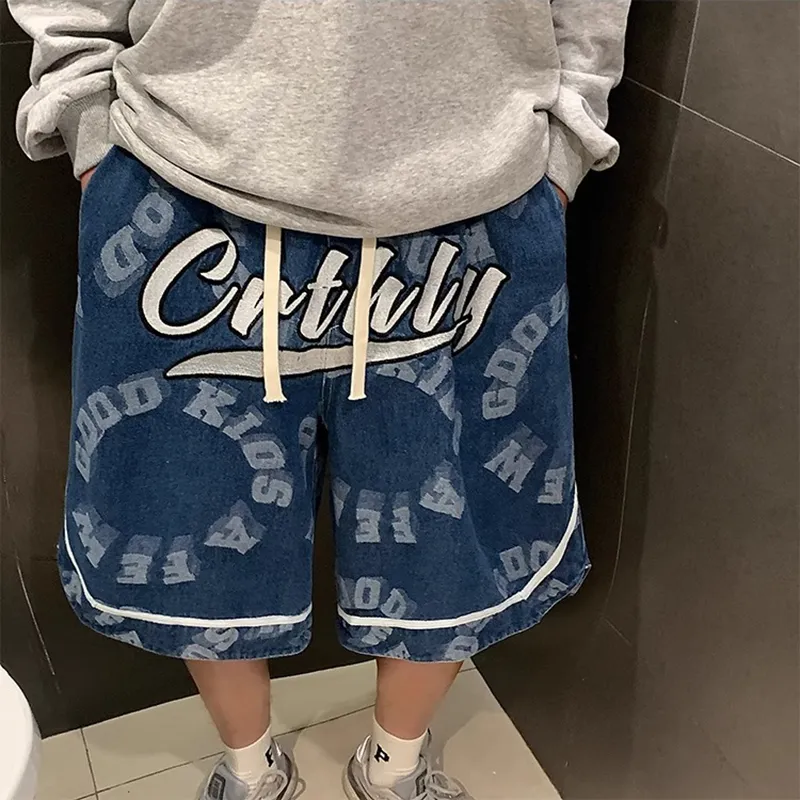WHELVE Denim Shorts Unisex-5
