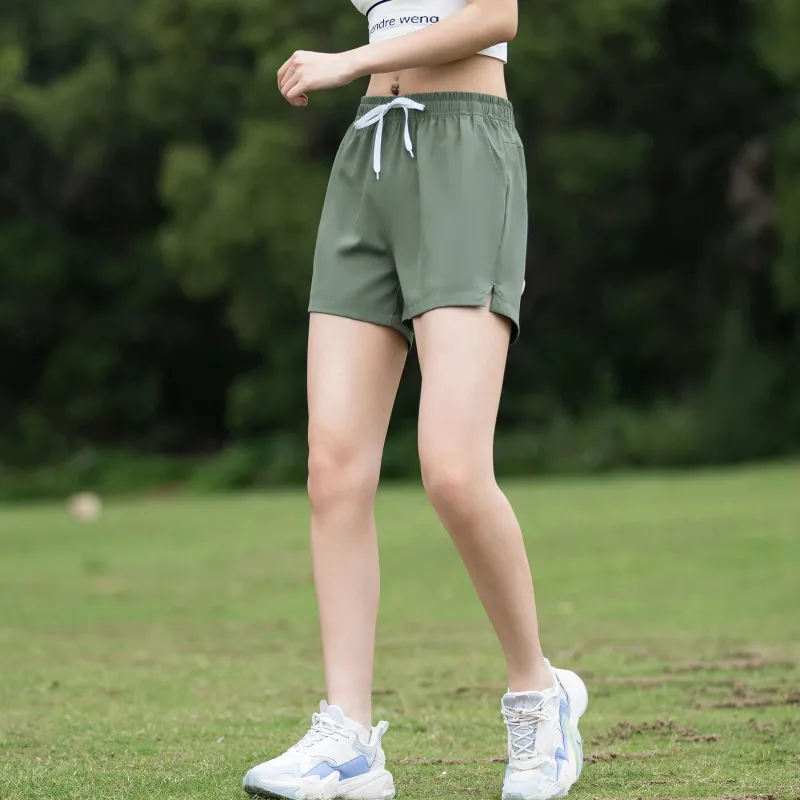 WHELVE Casual Shorts Unisex Black-19