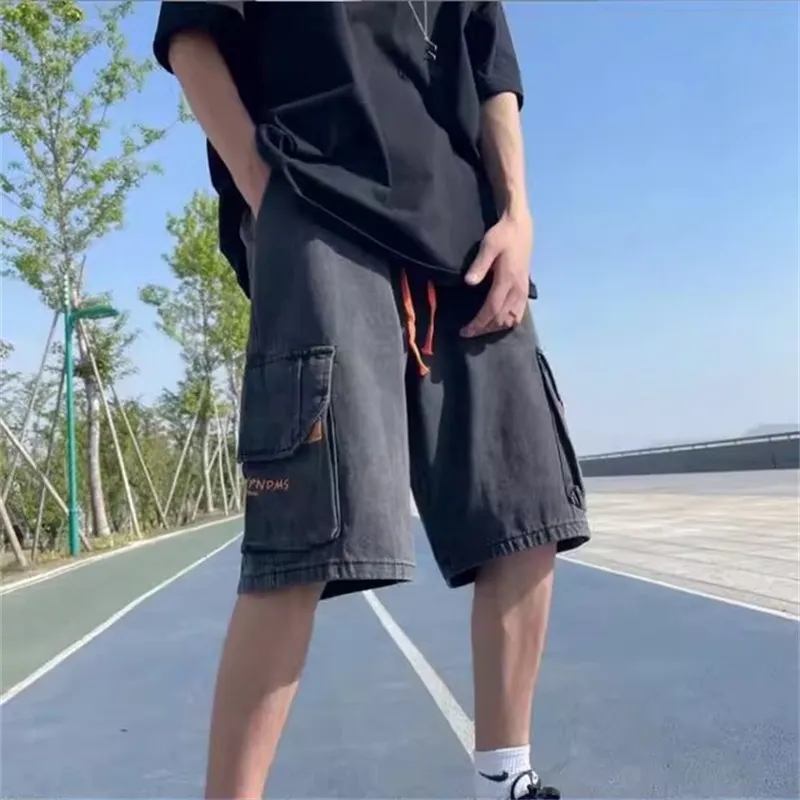 WHELVE Denim Shorts Unisex-4