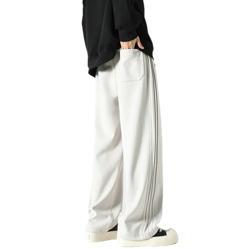 WHELVE Casual Pants Unisex Ecru-1