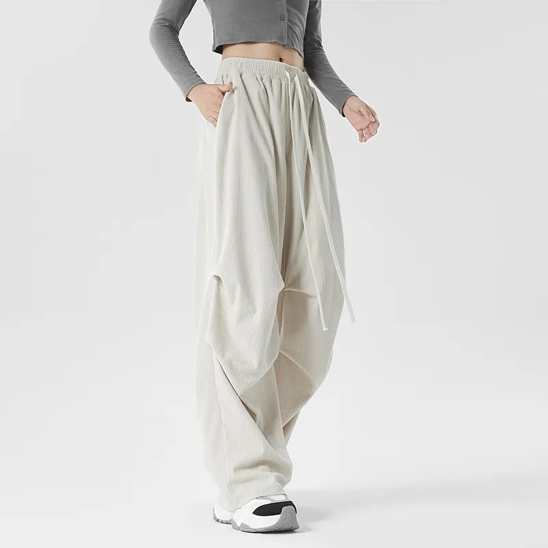WHELVE Casual Pants Unisex Black-12