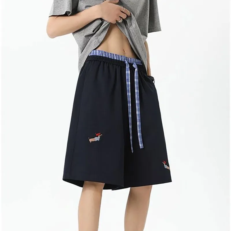 WHELVE Casual Shorts Unisex White-12