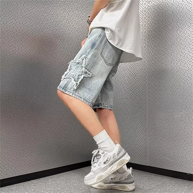WHELVE Denim Shorts Unisex-4