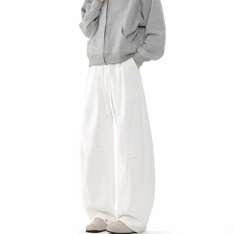 WHELVE Casual Pants Unisex White-5