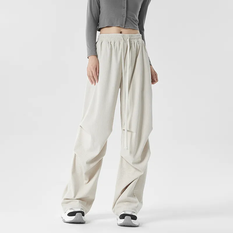 WHELVE Casual Pants Unisex Black-10
