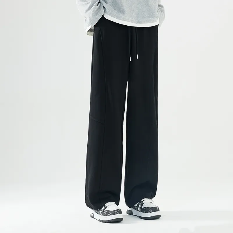 WHELVE Casual Pants Unisex White Heather Gray-10