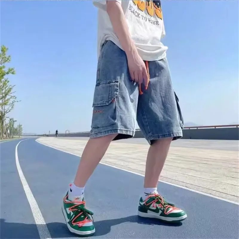WHELVE Denim Shorts Unisex-2
