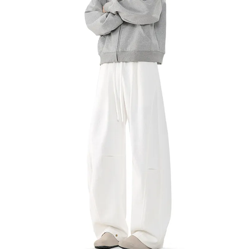 WHELVE Casual Pants Unisex White-4